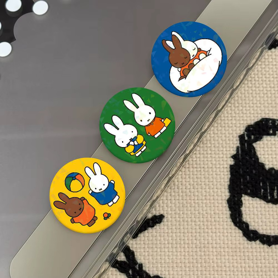 Miffy Anstecknadel, Cartoon, Runde Abzeichen - Bild 2