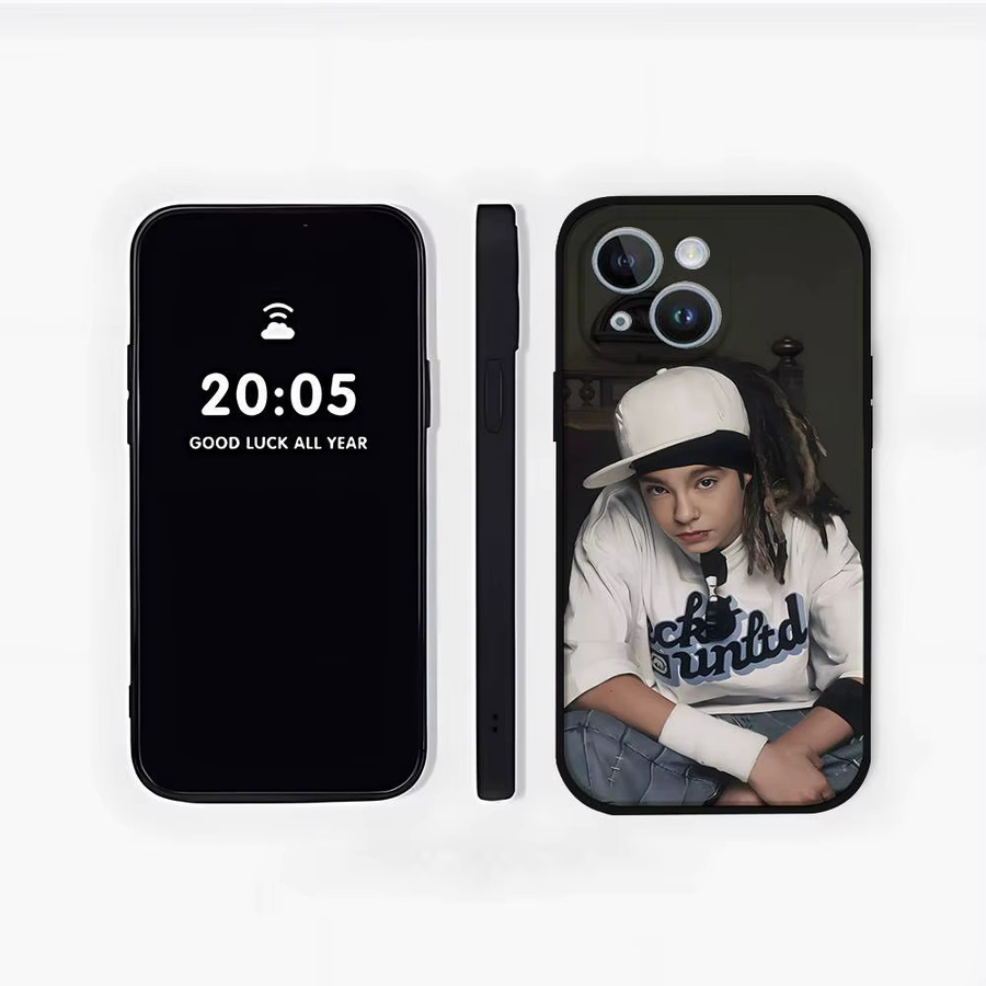 Schwarze Tokio Hotel Band Cool T-Tokio Handyhülle für Apple iPhone kompatibel mit iPhone 17 16 15 14 13 12 11 Pro Max Mini XR XS Plus - Bild 2
