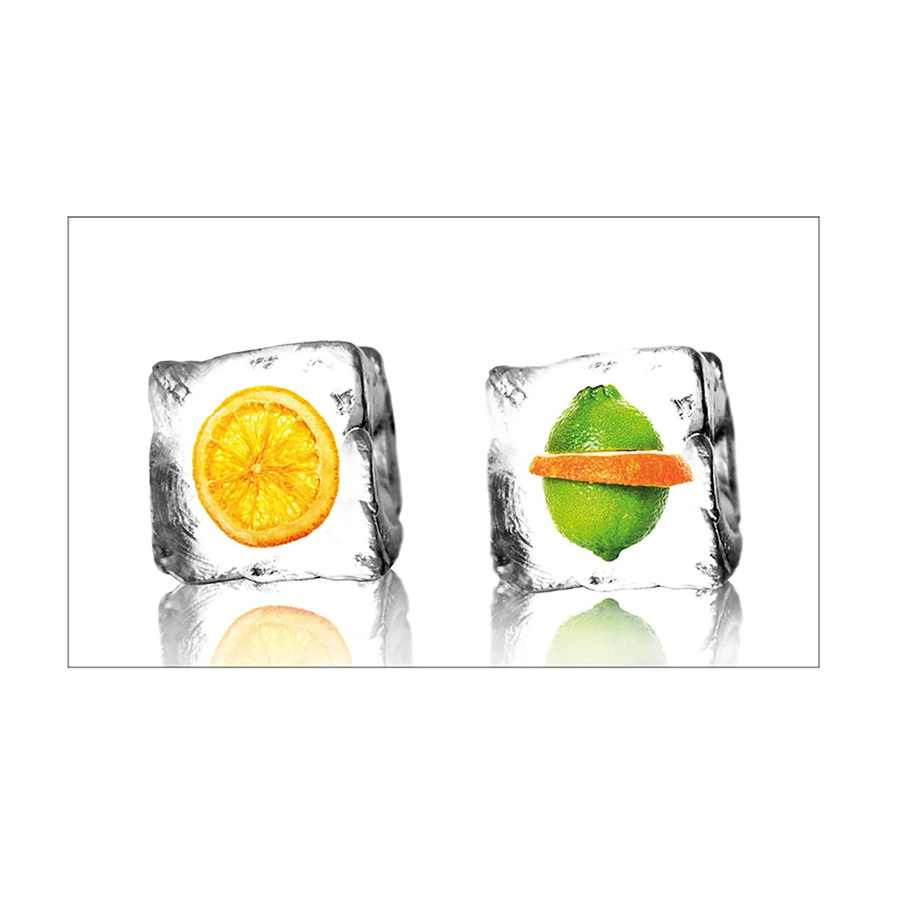 MySpotti Küchenrückwand Profix Cucina Eisfrüchte in Kristallklar und Multicolour, B/H: 100 x 60 cm - Bild 1
