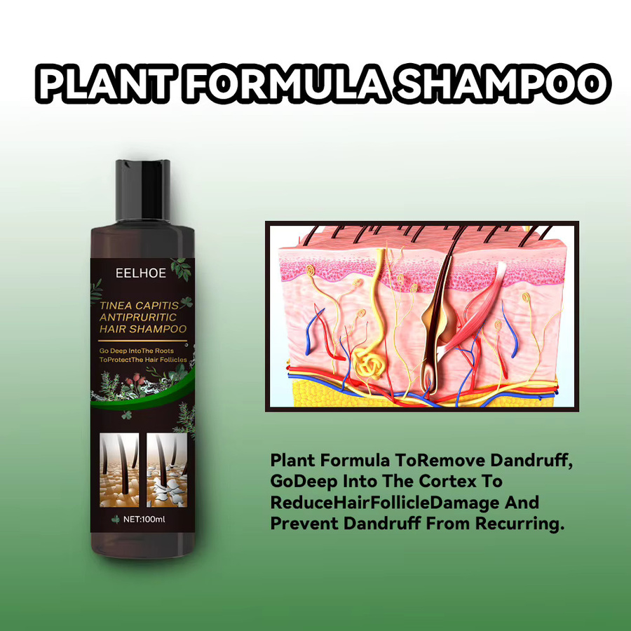 Eelhoe Shampoo gegen Schuppen, 100 ml, Unisex - Bild 3