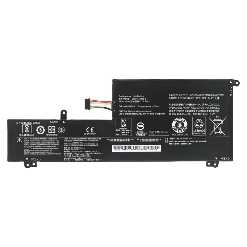 Lenovo Laptop Batterie für YOGA 720-15IKB, 11,58 V 72WH, Schwarz - Bild 2