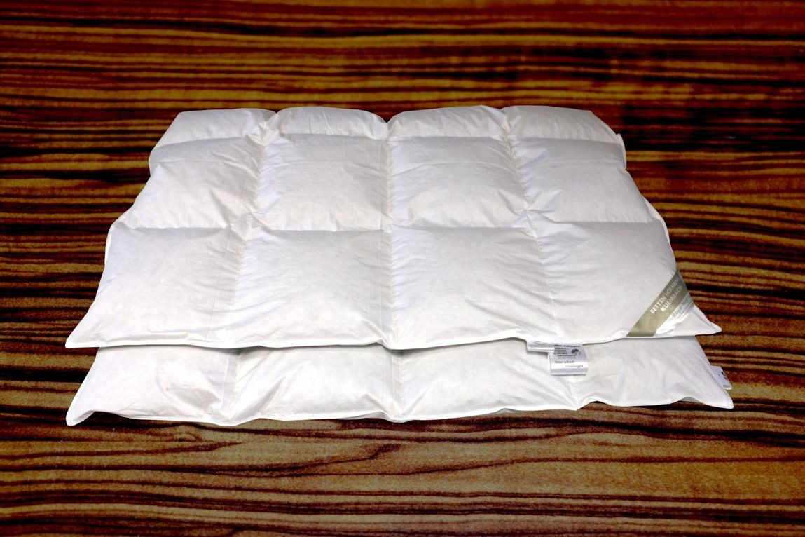 2er-Set Betten Hofmann Classic Daunenbetten aus 100% Daunen, Farbe: Weiß, B/H: 135 x 200 cm - Bild 1