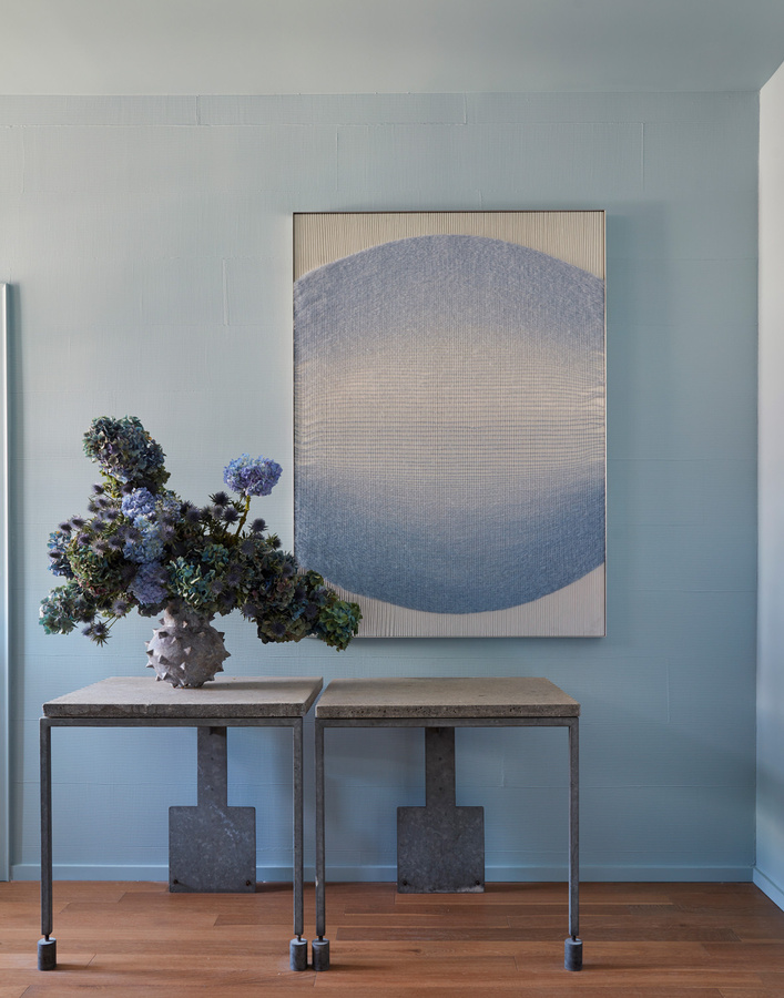 Farrow & Ball Modern Emulsion Wandfarbe Hazy CC6 in Blau-Grau 5 l - Bild 1