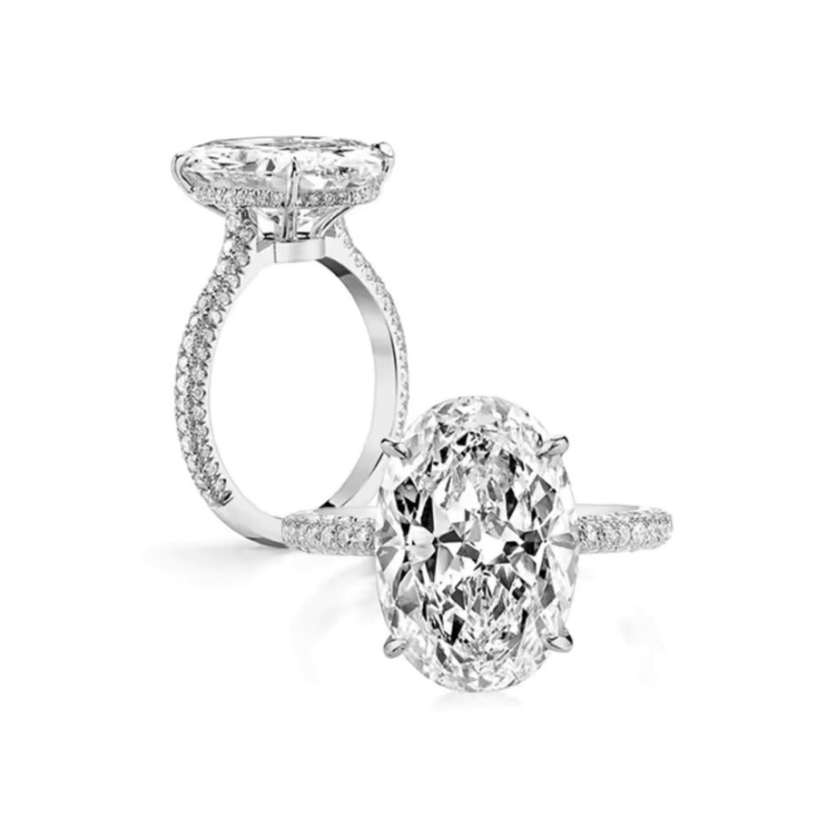 GXTRS Ring, 925 Silber, Moissanit, Damen - Bild 5