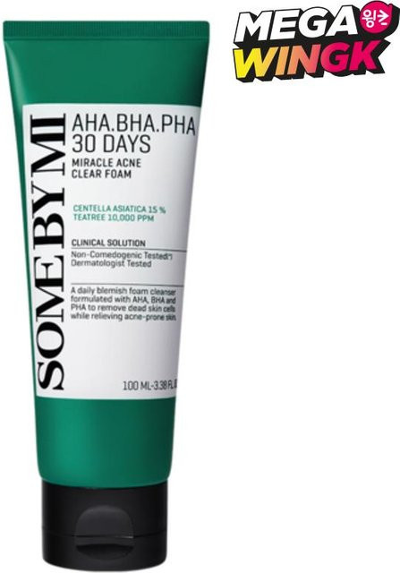Some By Mi AHA BHA PHA 30 Days Miracle Reinigungsschaum, 100 ml - Bild 1