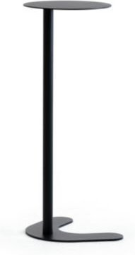 Leyform Beistelltisch aus lackiertem Stahl in Schwarz, B/T/H: 33,5 x 27,0 x 69,0 cm - Bild 1