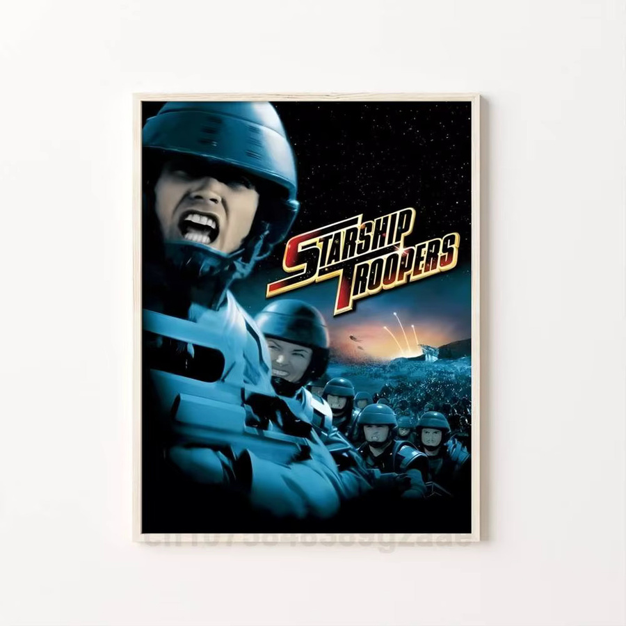 Wasserdichter Wandkunstdruck S-Starship T-Troopers Poster Aufkleber in Mehrfarbig für deine Wohnzimmer und Schlafzimmer Dekoration - Bild 7