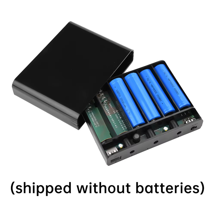 diymore DC-USV-Stromversorgung DIY-Powerbank-Box in Weiß mit 6 x 18650 Batterien für Router, Handy und Modem (5 V, 9 V, 12 V) - Bild 6