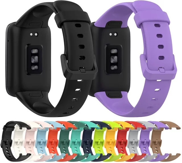 Xiaomi Uhrenarmband Silikon, Schwarz, Unisex, Mi Band 7 Pro - Bild 1