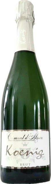 Koenig Crémant d’Alsace, Schaumwein, Pinot Blanc, 2022, Elsass, Brut, 12,5 %, 0,75 l - Bild 1