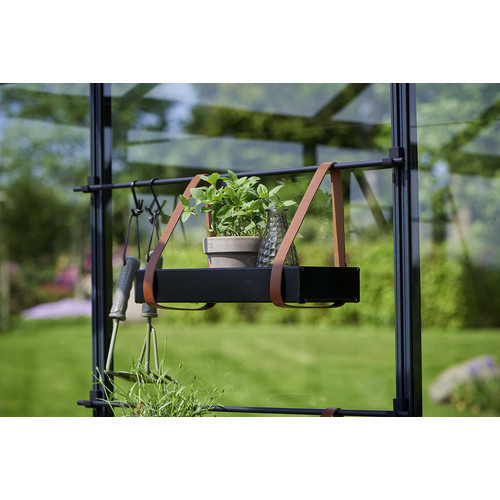 Juliana Aluregal aus Aluminium in Schwarz, B: 36 cm, T: 14,5 cm, H: 5,6 cm - Bild 4