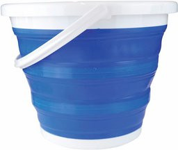 Yachticon Eimer aus Kunststoff in Blau mit 10 l Fassungsvermögen, Breite: 34,5 cm, Höhe: 24,5 cm - Bild 1