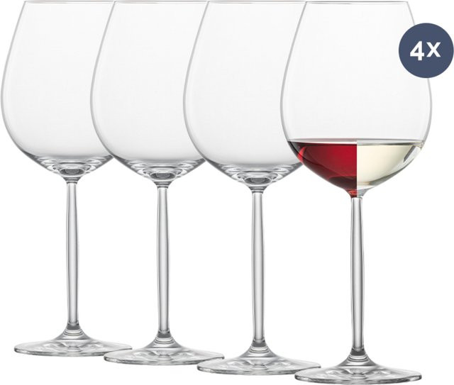 Zwiesel Glas Muse Wasser- und Rotweinglas, transparent, Kristallglas - Bild 1