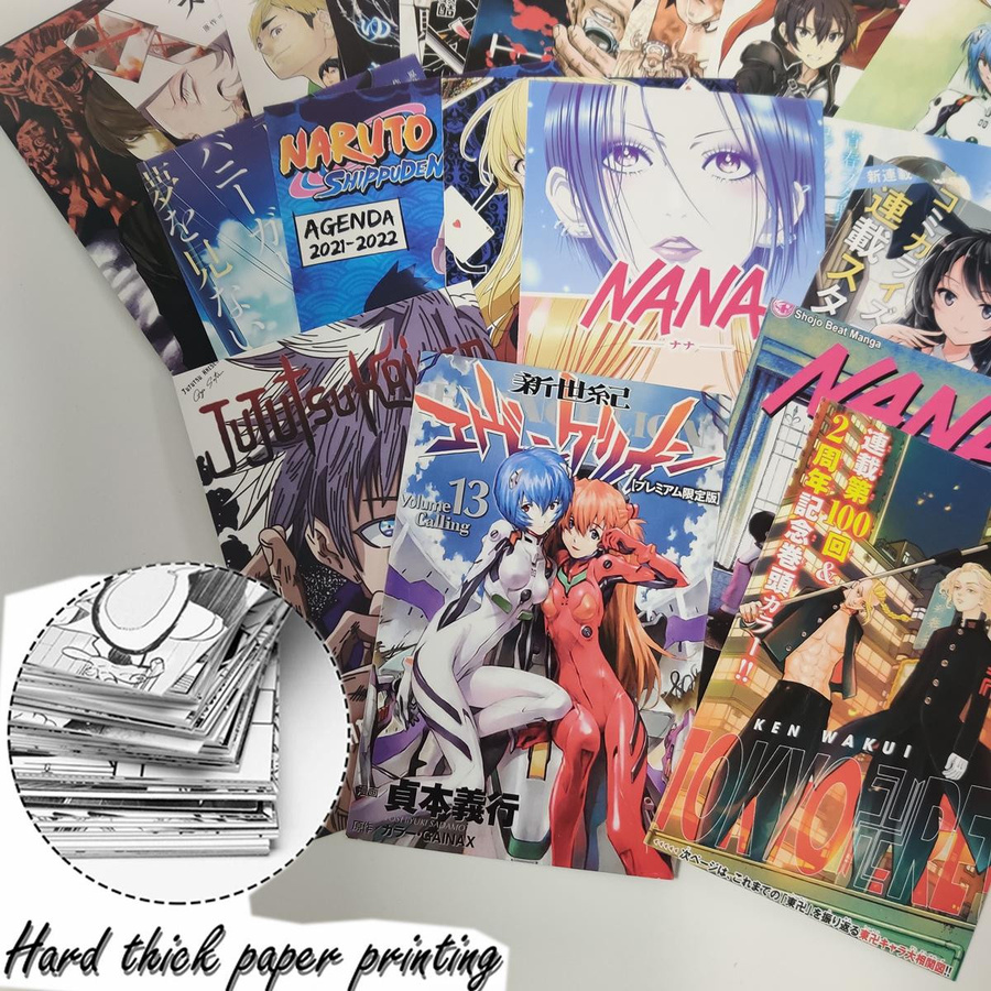 50 Stück Anime Manga Panel Wand Collage Kit Sunshine Days in Multicolor zur DIY Kunst Dekoration für dein Wohnzimmer oder Schlafzimmer - Bild 5