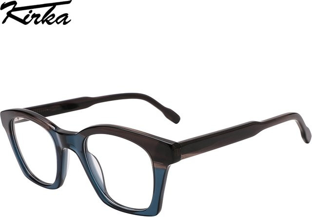 Kirka WD4234 Korrektionsbrille, Unisex, Vollrand, rechteckig, Acetat - Bild 1