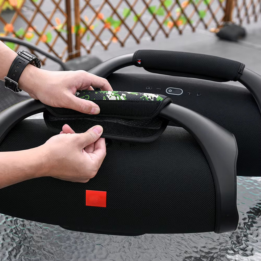 Universal Lautsprecher Tragegurt mit Handgelenkband in Schwarz für JBL Boombox 3 - Bild 3