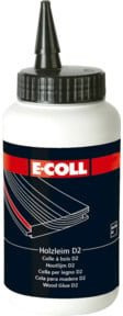 E-COLL Holzleim D2 PVAC Synthetikharz Weiß 750 g - Bild 1