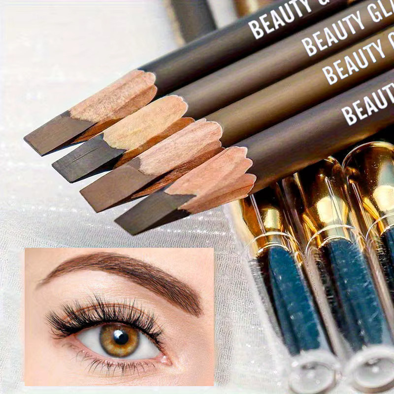 BEAUTY GLAZED Augenbrauenstift mit Pinseln, wasserfest, Doppelkopf - Bild 3