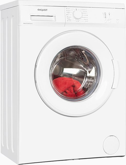 Exquisit WA6010-060D Waschmaschine in Weiss mit Frontlader und 10 kg Waschkapazität - Bild 1