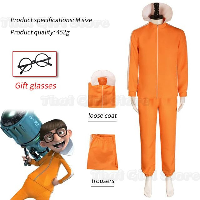 ZOBOTT Minion Cosplay-Kostüm, Orange, Set / Bundle, Plüsch / Textil - Bild 1