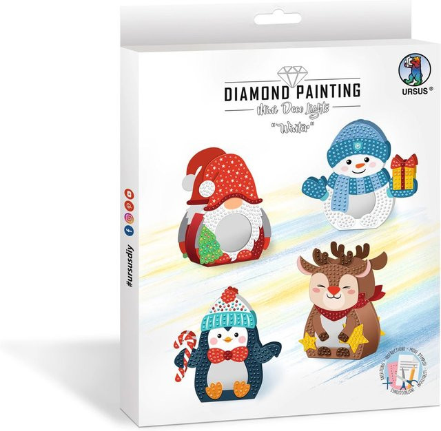 URSUS Diamond Deko Lichter Winter Set - Bild 1