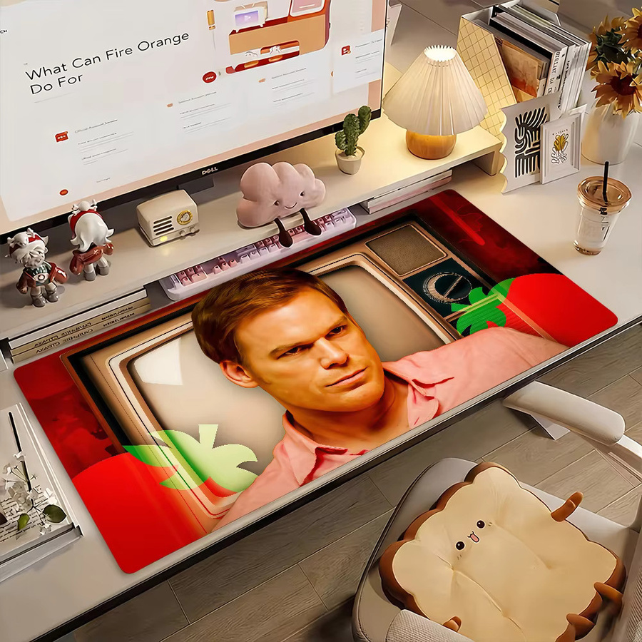 Dexter Morgan Mauspad XXL Schreibtischunterlage in Multicolour mit rutschfester Kante für PC und Laptop - Bild 2