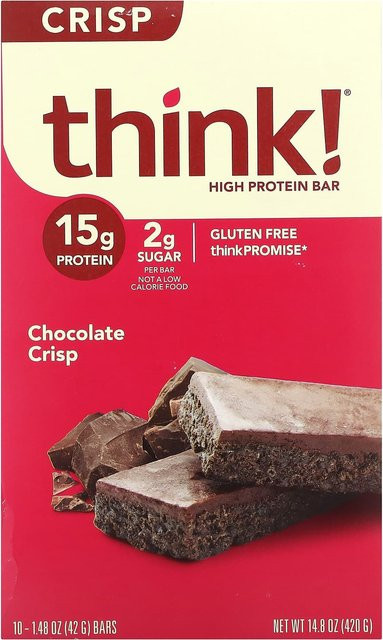 Denken! Proteinriegel Schokoladen-Crisp 10 x 42 g - Bild 1