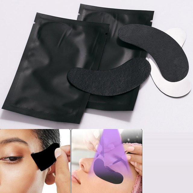 XINYILEJIA Augen-Gel-Pads, 50 Paar, Schwarz - Bild 1