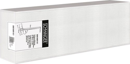 Schwaiger Dachsparren-Halterung für SAT-Antennen bis 100 cm in Weiß und Silber aus Stahl - Bild 1