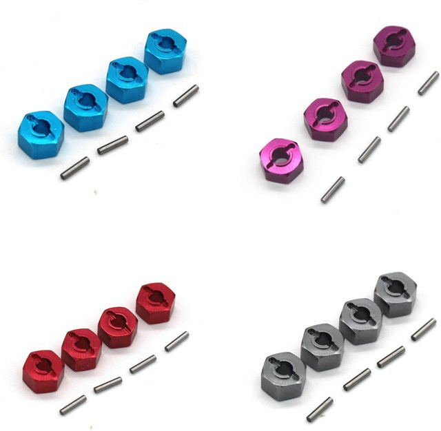 MJX RC Ferngesteuertes Auto Zubehör, 12mm Sechskant-Verbinder, Metall - Bild 1