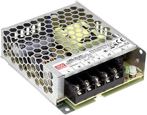 MEAN WELL LRS-35-15 Schaltnetzteil 15 V/DC 2.4 A 36 W in Silber - Bild 1