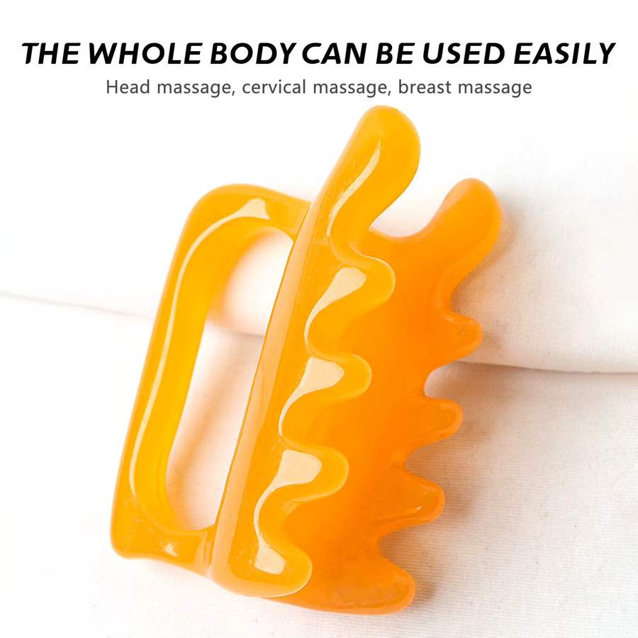 DKSHETOY Faszienmassageblaster, Cellulite-Massagegerät, Orange, Unisex - Bild 3