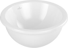 Villeroy & Boch Unterbauwaschbecken Loop & Friends rund, weiß, Durchmesser: 38 cm - Bild 1