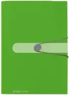 Herlitz Fächermappe easy orga to go A4 aus Kunststoff in Transparent Grün - Bild 1