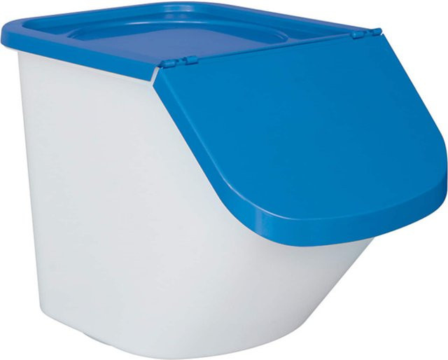 BRB Zutatenspender und Vorrats-Container mit Abfallsammler, 40 l, Blau - Bild 1
