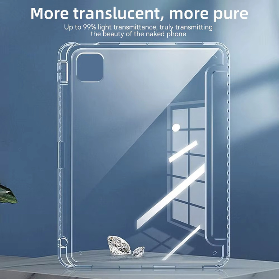 Xiaomi Schutzhülle aus transparentem TPU für Mi Pad 6, Mi Pad 5, Mi Pad 6 Pro und Mi Pad 7 Pro 11 Zoll/11,2 Zoll in Transparent und Grau - Bild 2