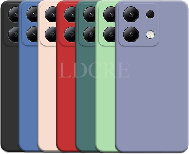 Xiaomi Redmi Note 13 und Redmi Note 13 Pro Plus Schutzhülle aus Flüssigsilikon in Blau - Bild 1