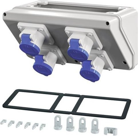 Hensel CEE Stromverteiler Mi CB 19 in Weiß 230V - Bild 1