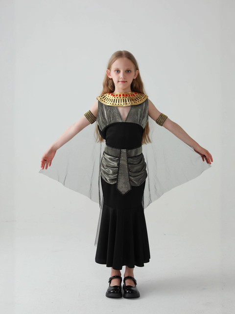 Yanhou Pharao COS-Kostüm, Schwarz, Textil - Bild 1