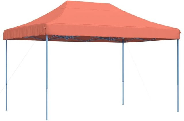 vidaXL Partyzelt Faltbar Pop-Up in Terrakotta, B/T/H: 410 x 279 x 315 cm - Bild 1