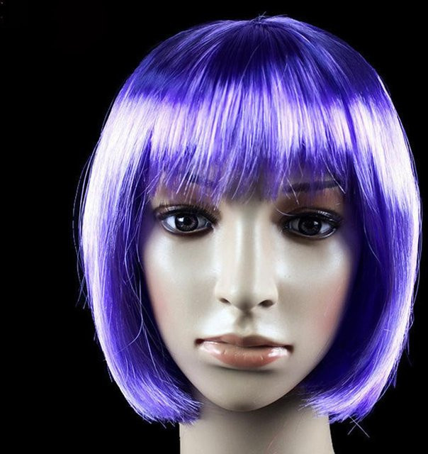 Kurze Bob-Perücke, Synthetisch, Unisex - Bild 1
