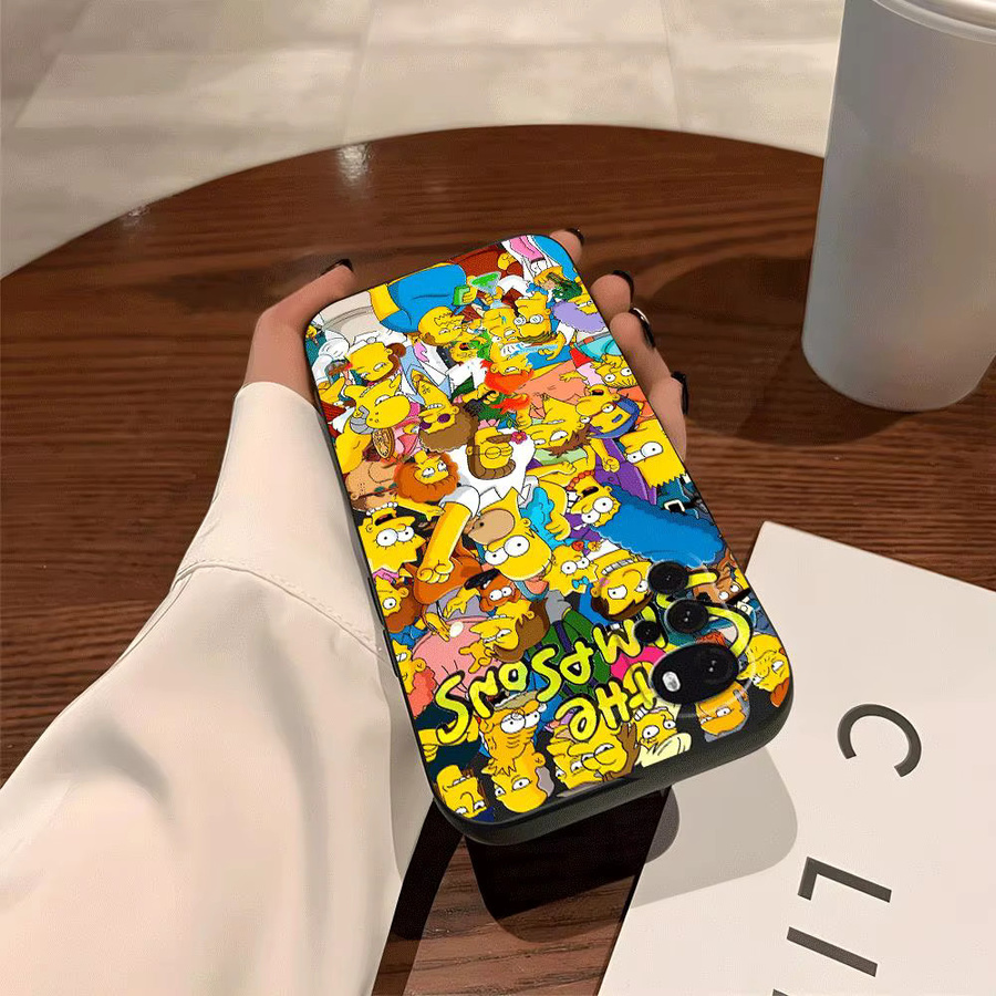 The Simpsons Handyhülle für Motorola Mot G60 G71 G51 G73 G22 Edge40 G32 G52 G50 Edge 20 Pro 30 Lite G53 G30 G60s in Schwarz und Multicolour - Bild 3