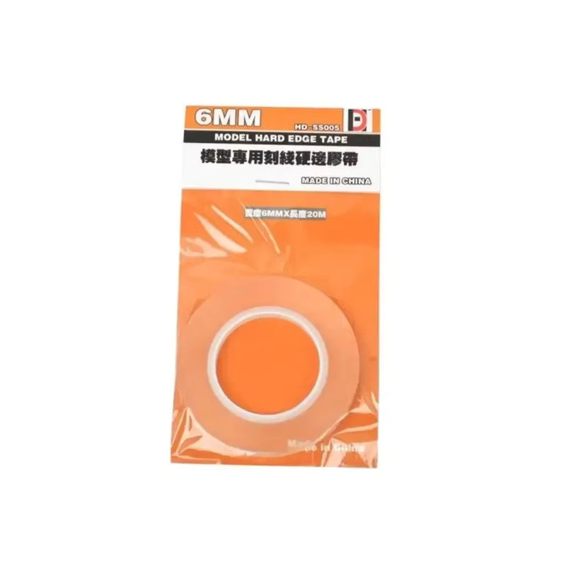 Transparentes Modell-Klebeband mit harter Kante und Anreißführung, Länge: 20 m, Breite: 3 mm oder 6 mm - Bild 2