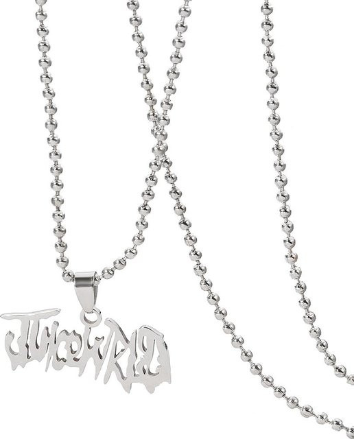 AMD Jewelry Halskette, Herz Anhänger, Edelstahl, Silber, Unisex - Bild 1