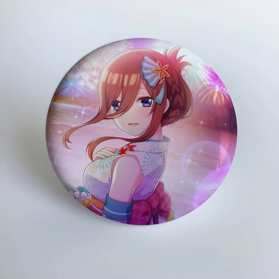 Brosche Cartoon Miku Nakano Cover, Bunt, Unisex - Bild 6