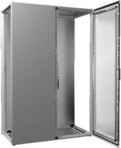 Rittal VX 8286.000 Anreih-Schranksystem aus Stahl in Grau, B/T/H: 120 x 60 x 180 cm - Bild 1