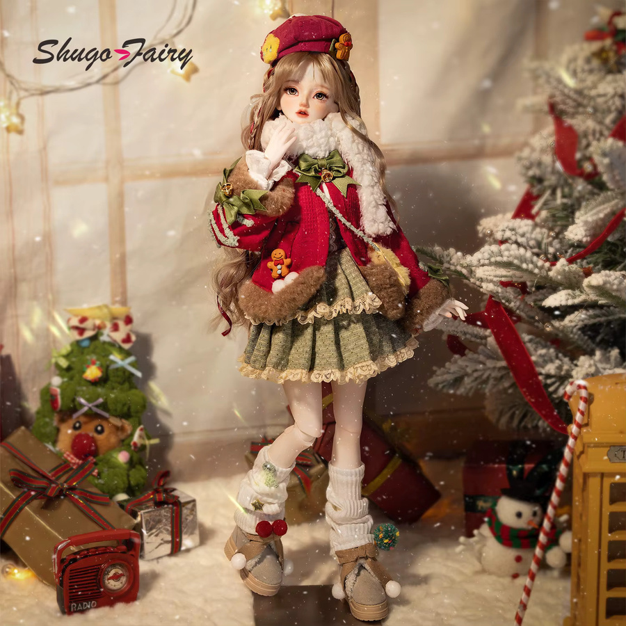 ShugaFairy BJD Puppe 1/4 Sano F Kopf Winter Olaf Stil, Harz Figur - Bild 4