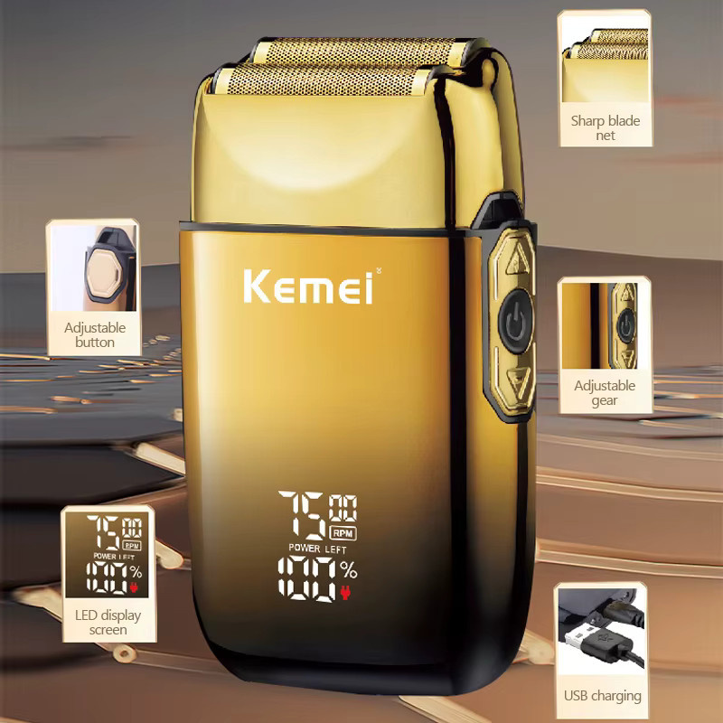 Kemei TX10 Elektrorasierer, Herren, Haar- und Bartschneider - Bild 5