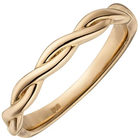 Colfem Ring geflochten, 585 Rotgold, Damen, Größe 56 - Bild 1