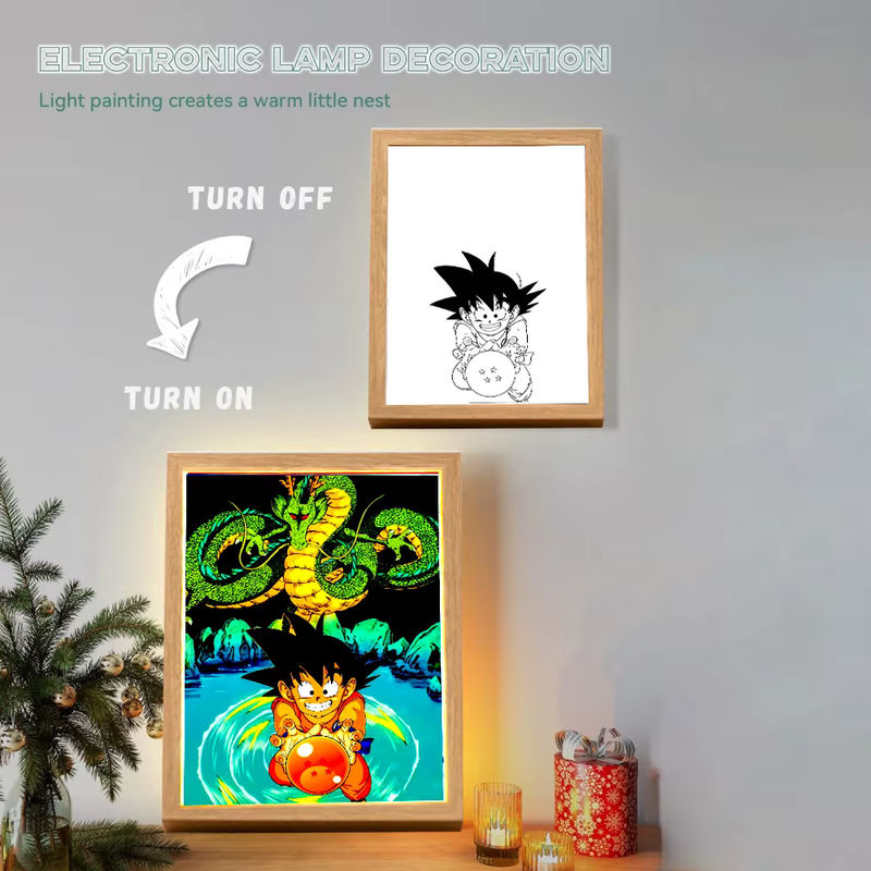 Bandai Dragon Ball LED Nachtlicht mit Goku und Vegeta Motiv in Mehrfarbig für dein Schlafzimmer - Bild 2